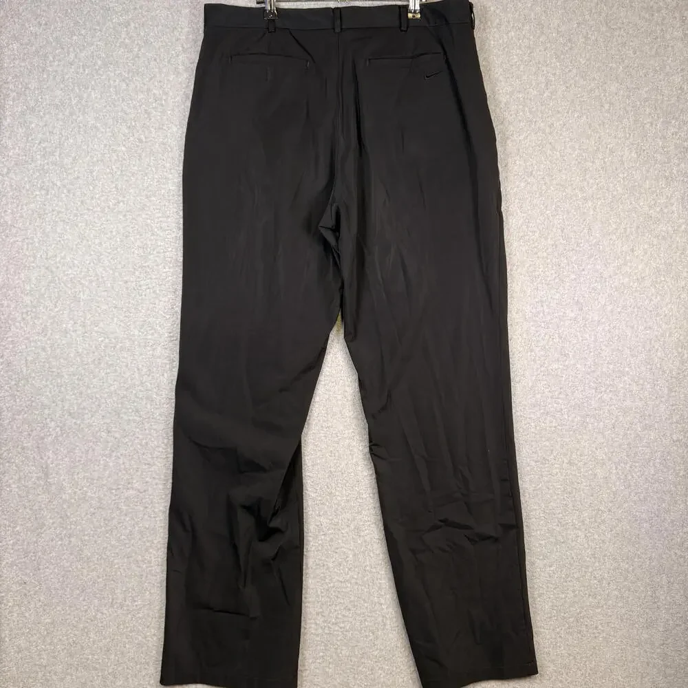 Vintage 90s Nike Team Fitory Men's Size 38 Black Dress Pants Slacks Athletic Fit